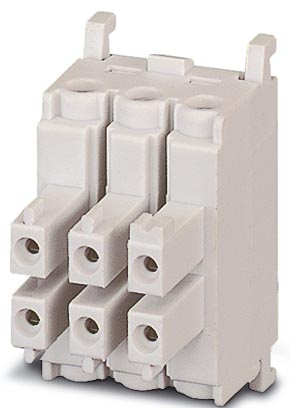 VC-TFS 6    Contact insert module, for sleeve frames, with screw connection, 6-pos., 250 V / 10 A