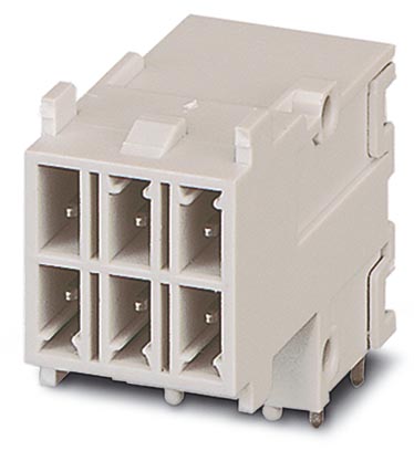 VC-AML 6    Contact insert module, for panel mounting frames, with 90? PCB connection, 6-pos., 250 V