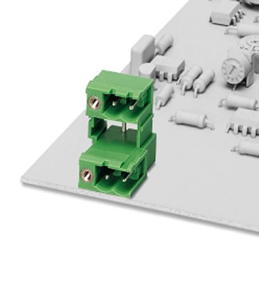 MDSTB 2,5/ 2-GFL    Header, Nominal current: 10 A, Nom. voltage: 250 V, Pitch: 5 mm, Number of posit
