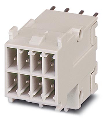 VC-AMLV 8    Contact insert module, for panel mounting frames, with 180? PCB connection, 8-pos., 160