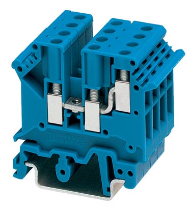 UK 5-TWIN BU    1-level terminal block with double connection on one side, cross section: 0.2 - 4 mm