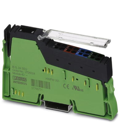 IB IL 24 SEG-PAC    Inline segment terminal block, complete with accessories (plug connector and labeling field), 24 V DC, without fuse