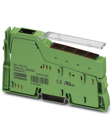 IB IL PD 24V-PAC    Inline terminal for power distribution (24 V), complete with accessories, (connector and labeling field) 24 V supply voltage is fe