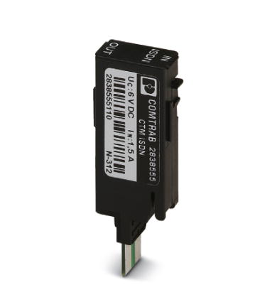 CTM ISDN    LSA-PLUS plug (COMTRAB CTM) with protective circuit for 1 conductor pair of an ISDN So interface.