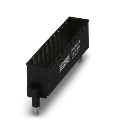 CTM 10-MAG    Magazine with a grounding rail to accommodate up to 10 LSA-PLUS protective plugs (COMTRAB CTM), to insert in CT-TERMIBLOCK or LSA-PLUS d