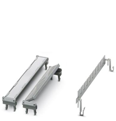 CT 1-10-ES    Ground rail for CTM protective plug when used in combination with LSA-PLUS disconnect strip. Version: 10 double conductors