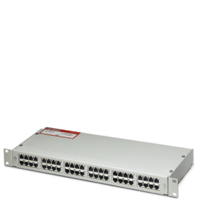D-LAN-19"-24    19" rack with 24 surge protected ports for data interfaces in Ethernet (100Base T), Token Ring and FDDI/CDDI networks in acc. with Cla