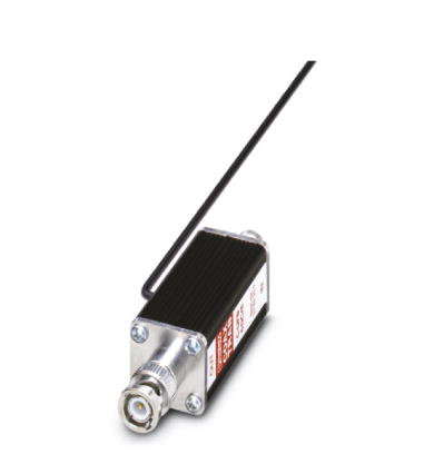 C-UFB- 5DC/E 75    Attachment plug with surge voltage coarse and fine protection, for coaxial signal interfaces with floating shield, signal voltage 5