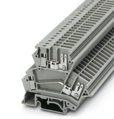 UKK 4-FS    Feed-through modular terminal block, Connection method: Screw connection, Cross section: 0.2 mm? - 4 mm?, Width: 6.2 mm, Color: gray, Asse