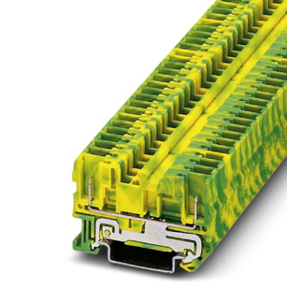 ST 4/ 2P-PE    Pluggable spring-cage modular terminal block, Type of connection: Plug connection, Cross section: 0.08 mm? - 6 mm?, AWG 28 - 10, Width: