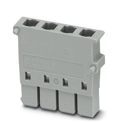 CP 2,5-4L-Z    COMBI plugs, Type of connection: Special and hybrid connection, Number of positions: 4, AWG 20 - 14, Width: 5.2 mm, Height: 13 mm, Colo