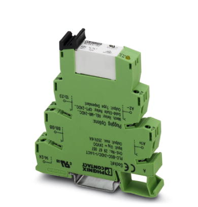 PLC-RSC- 24DC/ 1- 1/ACT    PLC actuator relay, consisting of base terminal block PLC-BSC...ACT with screw connection and pluggable miniature relay wit
