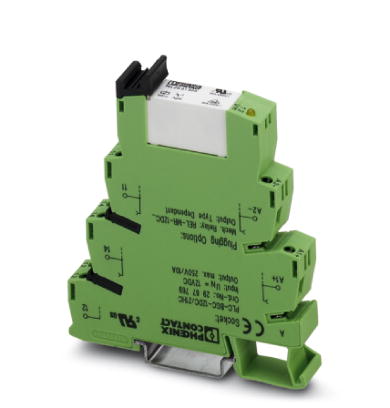 PLC-RSC- 48DC/21HC    PLC relay, consisting of base terminal block PLC-BSC.../21 HC with screw connection, and pluggable miniature relays for high con