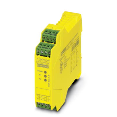 PSR-SCP- 24UC/ESL4/3X1/1X2/B    1 or 2-channel safety relay for light barriers, emergency-stop and protective door circuits, 3 N/O contacts, 1 N/C con