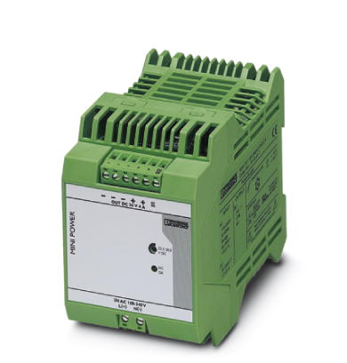 MINI-PS-100-240AC/24DC/4 DIN rail power supply unit 24 V DC/4 A, primary switched-mode, narrow design