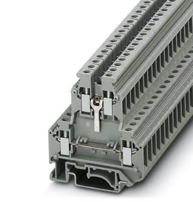 UKK 5-BE    Feed-through modular terminal block, Connection type: Screw connection, Cross section: 0.2 mm? - 4 mm?, AWG: 24 - 12, Nominal current: 32