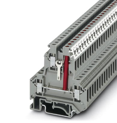 UKK 5-LA 24 RD/U-O    Feed-through modular terminal block, Connection type: Screw connection, Cross section: 0.2 mm? - 4 mm?, AWG: 24 - 12, Nominal cu