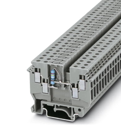UDK 4-DUR    Feed-through modular terminal block, Connection type: Screw connection, Cross section: 0.2 mm? - 6 mm?, AWG: 24 - 10, Nominal current: A,