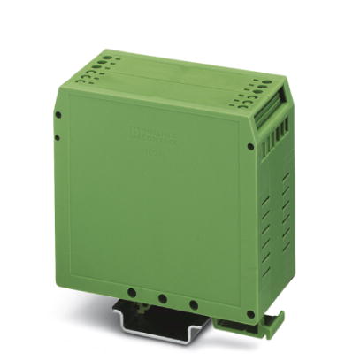 UEGM 40/2 BU    Electronic housing, fully equipped with 6 screw connections per side for two PCBs