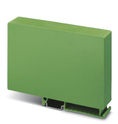 UEG-EU-BE GY    Electronic housing base element with snap-on foot for mounting on standard top-hat rail, 35 mm wide