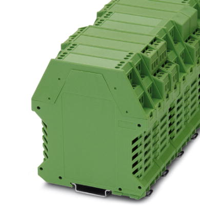 ME 35 UTM BK    Intermediate element for modular extension of the volume of the housing in the pitch. The open intermediate element is 17.5 mm wide, c