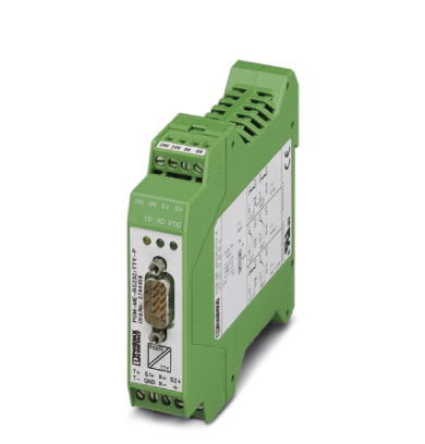 PSM-ME-RS232/TTY-P    Interface converter, for converting RS-232 (V.24) to TTY, with electrical isolation, 2 channels, rail-mountable