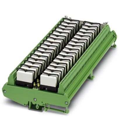 UM-32 RM/RT-G24/21/PLC    Varioface output module, with 32 miniature relays, 1 PDT, plugged, for 24 V DC (incl. relay)