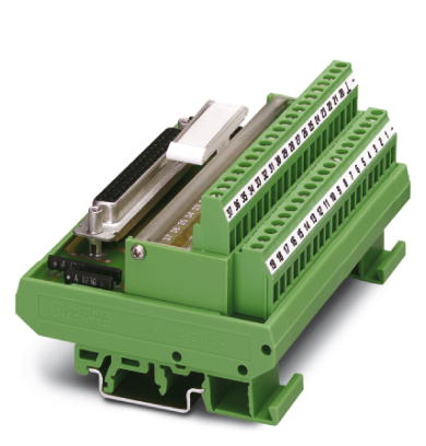 FLKM-D25 SUB/B/LA    VARIOFACE module, with screw connection and D-Subminiature socket strip, for mounting on NS 35/7.5 or NS 32, with LED, 25-pos.
