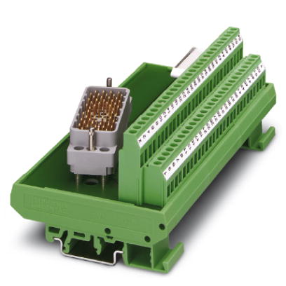 UMK- EC56/56-XOL    VARIOFACE module, for ELCO plug connector, for mounting on NS 35/7.5 or NS 32, with pin strip 8016 left, no. of positions 56