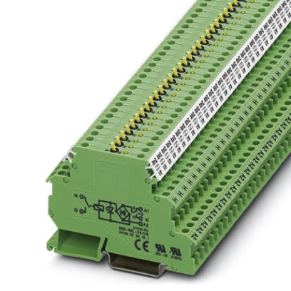 DEK-REL- 24/1/S    Relay terminal block, with soldered-in miniature relays, contact (AgNi+Au): small to medium loads, 1 N/O contact, input voltage 24