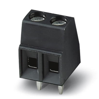 MKDS 1/ 2-3,81 HT BK    PC terminal block, Nominal current: 10 A, Nom. voltage: 63 V, Pitch: 3.81 mm, Number of positions: 2, Type of connection: Scre