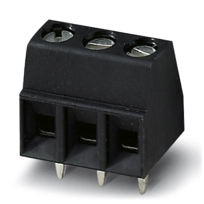 MKDS 1/ 3-3,81 HT BK    PC terminal block, Nominal current: 10 A, Nom. voltage: 63 V, Pitch: 3.81 mm, Number of positions: 3, Type of connection: Scre