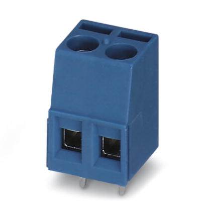 MKDS 1,5/ 2-B-5,08 BU    PC terminal block, Nominal current: 17.5 A, Nom. voltage: 250 V, Pitch: 5.0