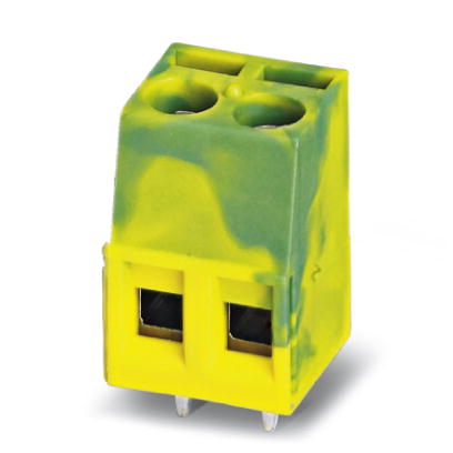 MKDS 1,5/ 2-B-5,08 GNYE    PC terminal block, Nominal current: 17.5 A, Nom. voltage: 250 V, Pitch: 5