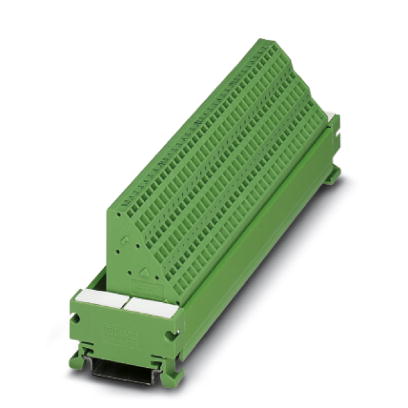 UM 45-FLK50/32IM/ZFKDS/PLC    VARIOFACE COMPACT LINE, sensor module for the connection of 32 p-n-p sensors, for assembly on DIN rail NS 35/7.5, spring