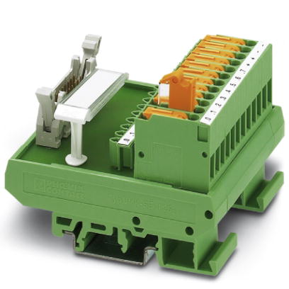 FLKM 14/KDS3-MT/PPA/PLC    VARIOFACE interface module, for 8 channels with knife disconnect terminal blocks and test sockets to the peripherals and th