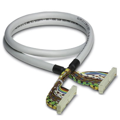 FLK 40/EZ-DR/ 600/KONFEK    Round cable sets, with two 40-pos. socket strips (1:1 connection), also for use with Siemens SIMATIC? S5-95U and 100U (32