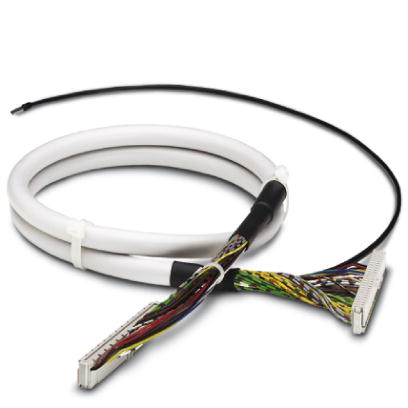 FLK 14/EZ-DR/ 300/KONFEK/S    Assembled shielded round cable, with two 14-pos. female connectors (1:1 connection), for connecting 8 channels, length: