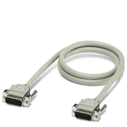 CABLE-D25SUB/S/S/100/KONFEK/S    Assembled, shielded circular cable, with D-SUB pin strip, 25-pos. from both sides, cable length: 1m