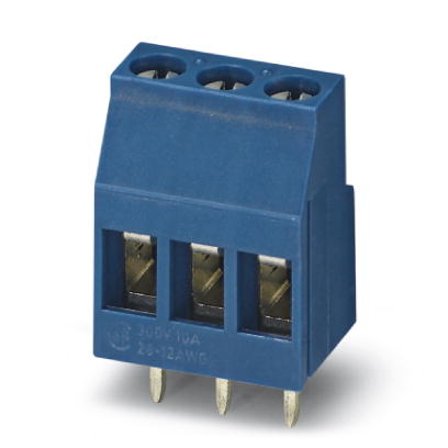 MKDS 3/ 2-B-5,08 BU    PC terminal block, Nominal current: 24 A, Nom. voltage: 250 V, Pitch: 5.08 mm
