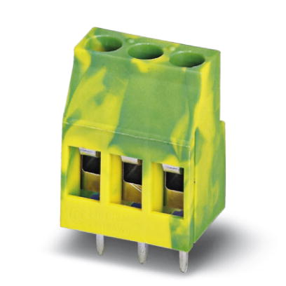 MKDS 3/ 2-B-5,08 GNYE    PC terminal block, Nominal current: 24 A, Nom. voltage: 250 V, Pitch: 5.08