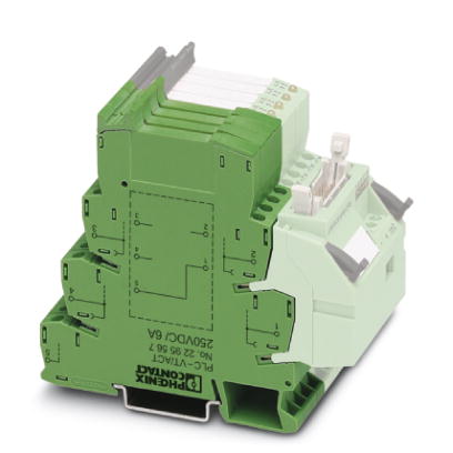 PLC-VT/ACT    VARIOFACE feed-through terminal block (3-wire connection), for PLC-RELAY actuator series