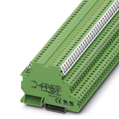 DEK-REL- 24/1/SEN    Relay terminal block for sensor, with soldered-in miniature relays, contact (AgNi+Au): small to medium loads, 1 N/O contact, inpu
