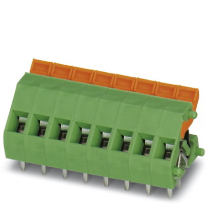 ZFKDS 1,5-W-5,08    PC terminal block, Nominal current: 16 A, Nom. voltage: 250 V, Pitch: 5.08 mm, N