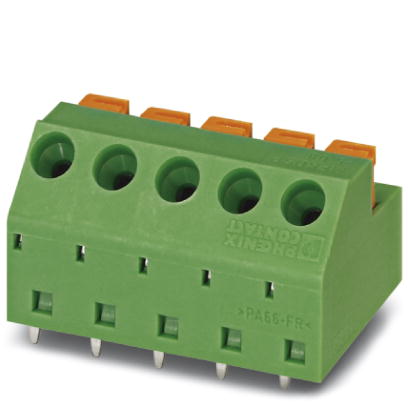 MFKDSP/ 5-5,08    PC terminal block, Nominal current: 12 A, Nom. voltage: 250 V, Pitch: 5.08 mm, Num