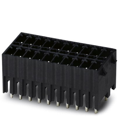 MCDNV 1,5/14-G1-3,5 RNP26THR    Header, Nominal current: 8 A, Nom. voltage: 160 V, Pitch: 3.5 mm, Number of positions: 14, Color: black, Assembly: SMD