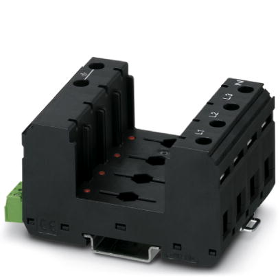 VAL-MS/3+1-BE/FM    Base element for type 2 arresters of the VALVETRAB MS series of products, with remote indication contact. Version for 3-phase powe