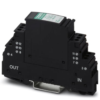 PT 2-TELE    Surge protection plug, consisting of plug and base element, for protecting a double conductor of analog telecommunication interfaces.