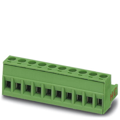 MSTB 2,5 HC/ 2-ST    Plug component, Nominal current: 16 A, Nom. voltage: 250 V, Pitch: 5 mm, Number