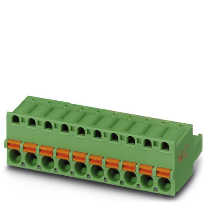 FKC 2,5 HC/ 5-ST-5,08    Plug component, Nominal current: 16 A, Nom. voltage: 250 V, Pitch: 5.08 mm, Number of positions: 5, Connection type: Spring-c